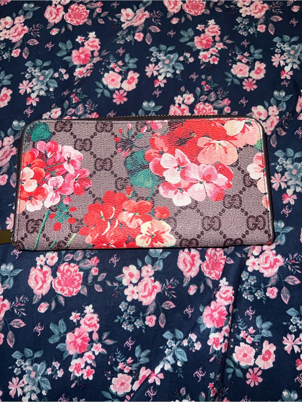 Woman’s floral wallet